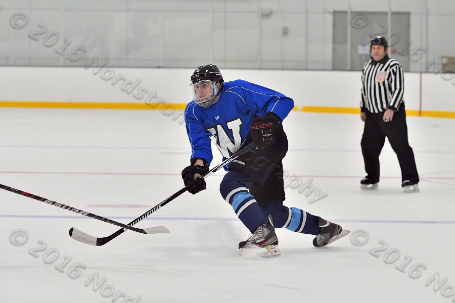 Wheaton College Men\'s Ice Hockey vs Middlesex Community College. - Photo By: KEITH NORDSTROM